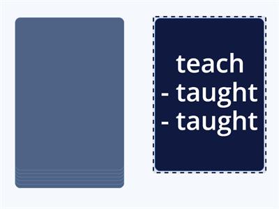 Set n°4 - Irregular verbs - Pronunciation