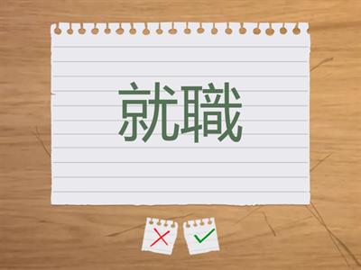 JlptN3　仕事　仕・職・求・探