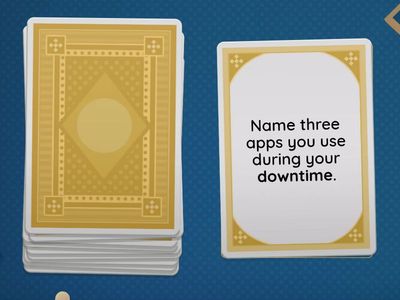 Ex.5, p. 87 Speaking cards