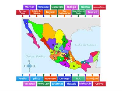 4° Grado Bloque I Geografía División Territorial (Centro)