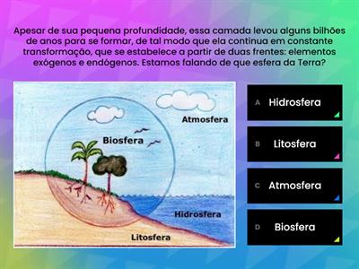 Quiz - Esferas da Terra