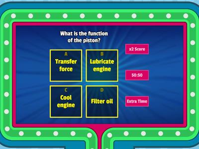 Engine Components Quiz