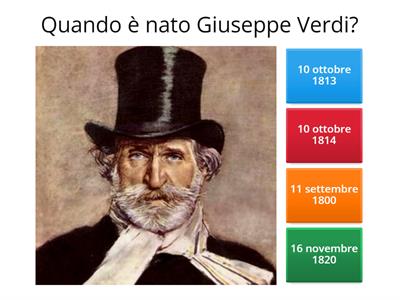 Quiz Giuseppe Verdi