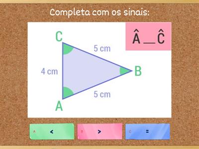  Relação entre lados e ângulos de um triângulo