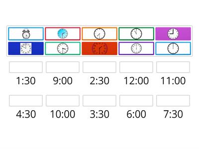 Time to the Hour and Half-Hour