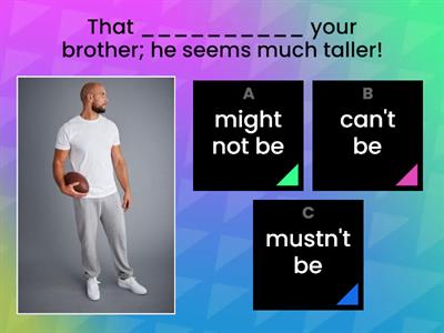 Modals - Advanced level