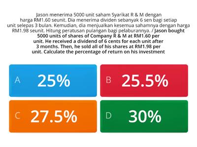 MT T3: Simpanan dan Pelaburan, Kredit dan Hutang