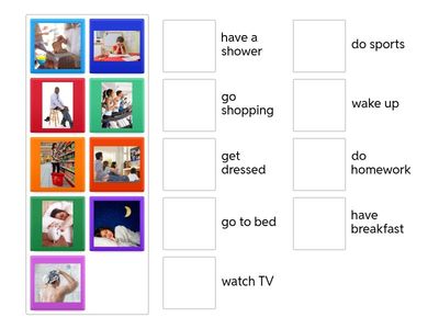 daily routine klasa 3