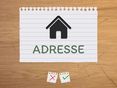 VOCABULAIRE FORMULAIRE 