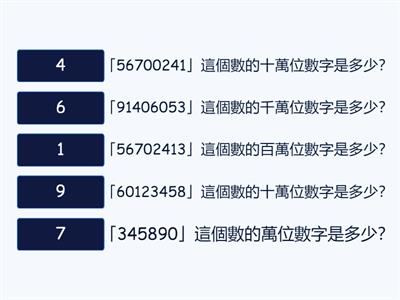 數學4上1_2 一億以內的數