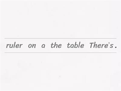 There is / there are