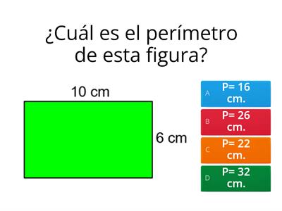 Perímetro 3° Básico.