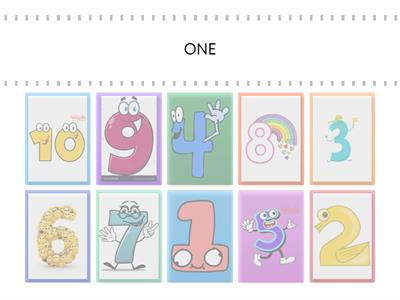 NUMBERS FROM 1 TO 10