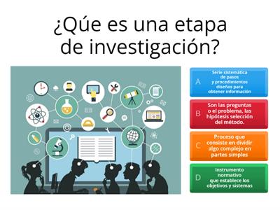 ETAPAS DEL PROCESO DE INVESTIGACION