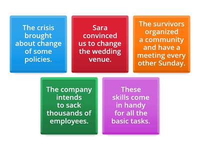 1.2  Subject / object questions