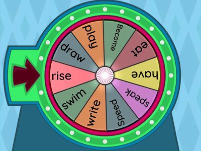 Ruleta de verbos en inglés isaac