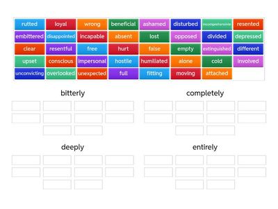 set 1-adverb-adjective collocations