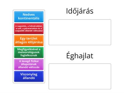 Időjárás - éghajlat