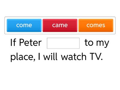  First Conditional Form