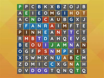 Words with a e i o u