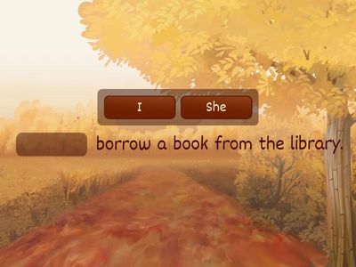 Completar oraciones con I/HE/SHE según