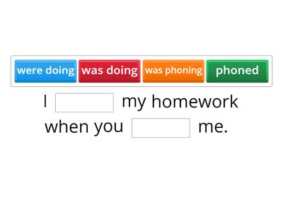 Past simple and past continuous