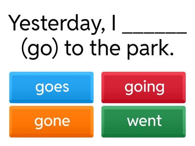 Past Simple Tense Quiz ()