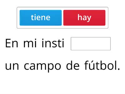 ¿Cómo es tu insti? What's your school like - Missing word