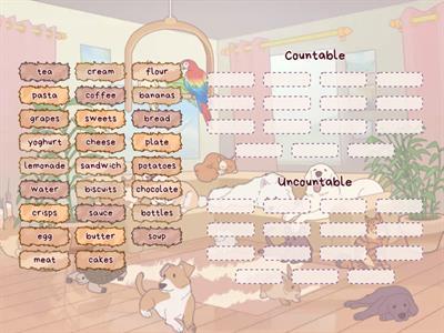 Countable and uncountable nouns