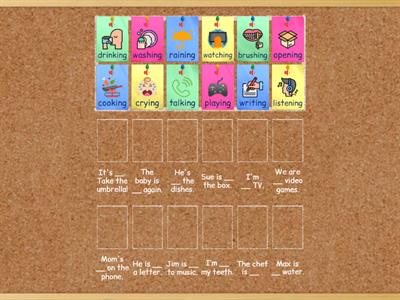 MATCH UP: Present Continuous