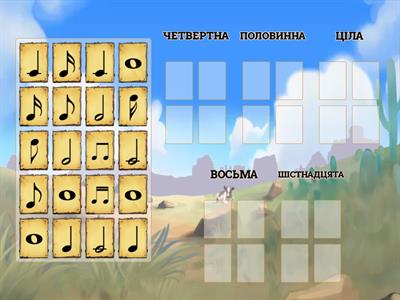 ТРИВАЛОСТІ НОТ