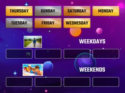 WEEKDAYS AND WEEKENDS