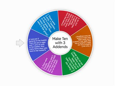 Make Ten with 3 Addends