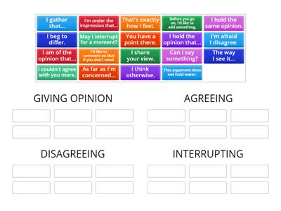DEBATING | Useful Expressions