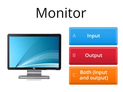 Input and output device - Teaching resources