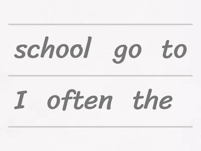 Adverbs of frequency