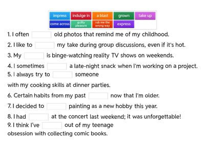 Guilty pleasure +revision