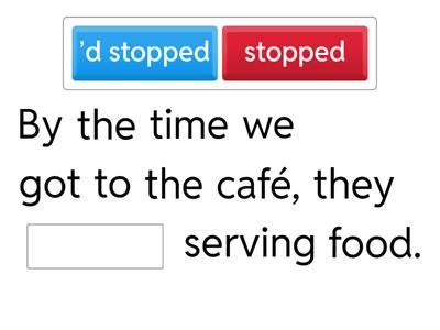 Past Perfect/Past Perfect Continuous