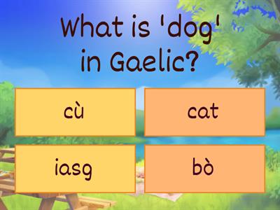 Animal Names in Scottish Gaelic