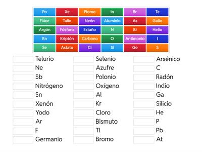 ELEMENTOS QUIMICOS (MAS)