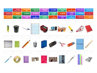A. School things