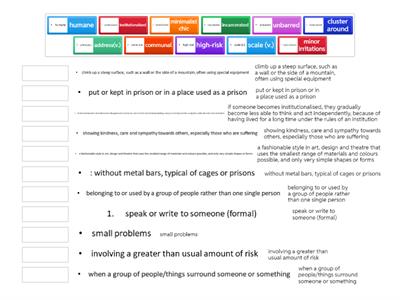 Vocabulary C1 lesson 5a