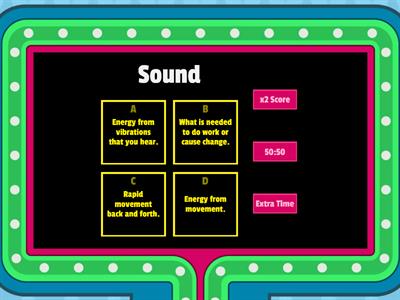 Forms of Energy Vocab