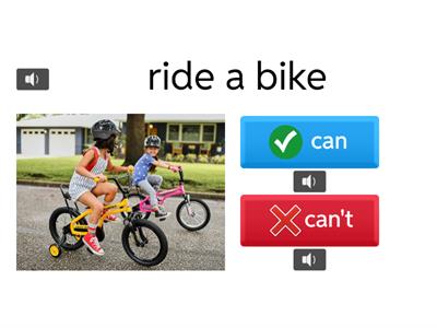  CAN/CAN'T