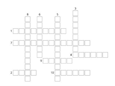 Photosynthesis crossword