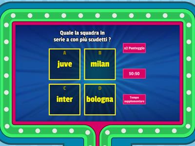 TELE QUIZ SUL CALCIO