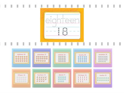 Kindergarten Teen Number Review