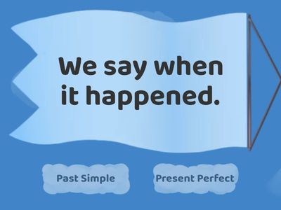 Past Simple VS Present Perfect