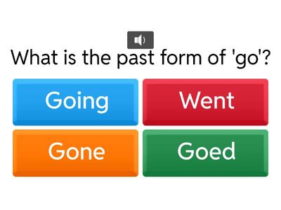 Irregular Verbs and Past Forms