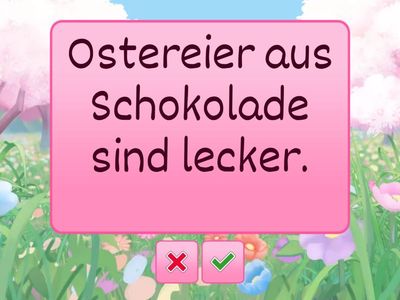 Frühlingswörter schreiben und lesen.